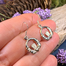 Load image into Gallery viewer, Celtic Claddagh Earrings
