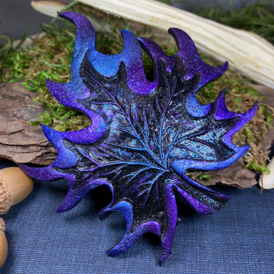 Autumn Delight Maple Leaf Pin — view 4