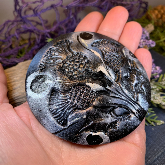 Scotland Triple Thistle Brooch - Handmade in Scotland — view 4