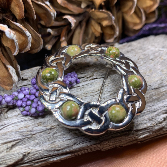 Iona Celtic Knot Brooch - Handmade in Scotland — view 6