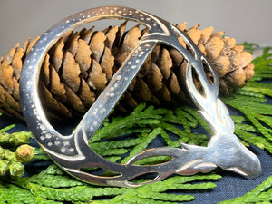 Stag Scarf Ring