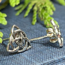 Load image into Gallery viewer, Celtic Trinity Knot Stud Earrings

