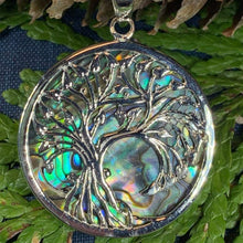 Load image into Gallery viewer, Arianrhod Tree of Life Shell Necklace 05
