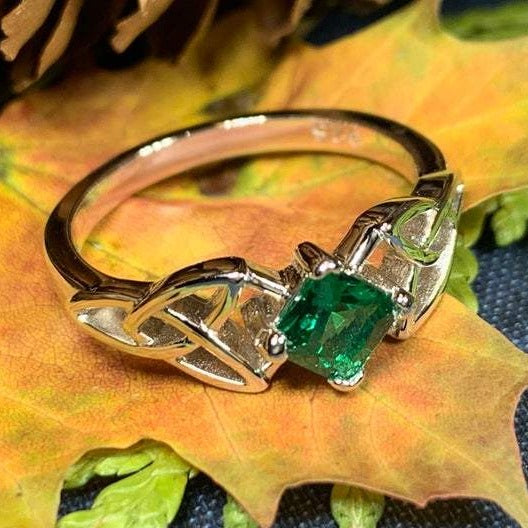 Sylvia Celtic Trinity Knot Ring — view 8