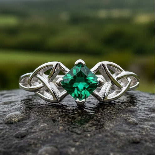 Sylvia Celtic Trinity Knot Ring