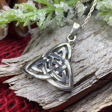 Load image into Gallery viewer, Celtic Triangle Necklace
