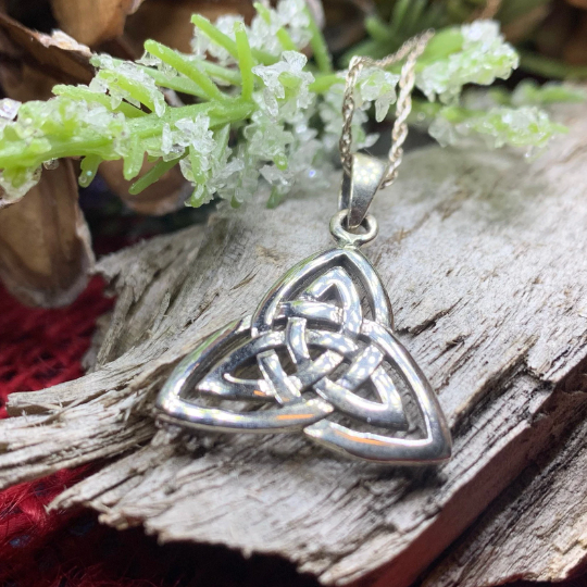 Celtic Triangle Necklace — view 6