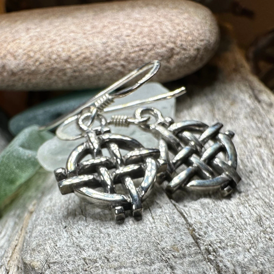 Shield Knot Earrings — view 2