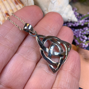 Emaline Celtic Knot Necklace