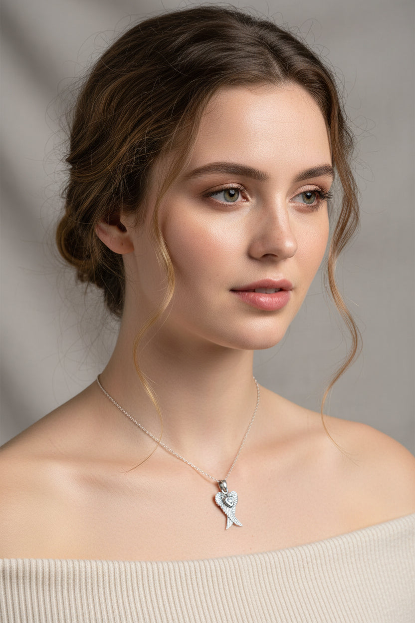 Angel Wings Love Necklace 07