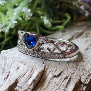 Princess of Wales Sapphire Crown Ring